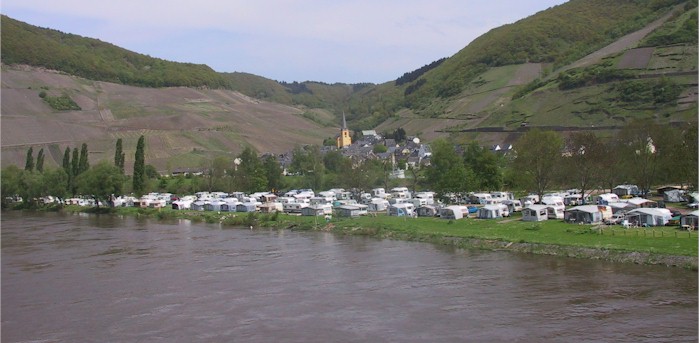 Camping on the Moselle