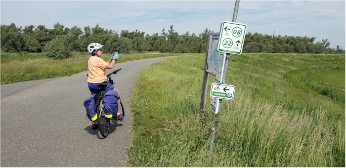 Riding the dikes